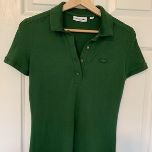 Lacoste Forest Green Slim Fit Polo